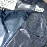 Le Suit  Women’s Size 8P Blue Pinstripe 4 Silver Button Suit Jacket Blazer Photo 7