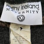 Kathy Ireland Vintage  Maternity‎ Women’s Sz S Slate Gray Long Sleeve Pullover Photo 2