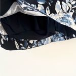 S.C.& Co Athletic Tummy Control Skort in Navy Blue White Floral Photo 3