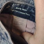 M.i.h Marty jean high rise cropped flare acid fluffy pink jeans no size tag Photo 5