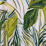 Susan Graver   Wo size XL Green and White Leaf Pattern Dress Pockets soft FLOWY Photo 4