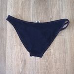 Summer Girl belted stretch faux denim bikini swim suit bottom Blue Size M Photo 2