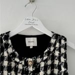 Reformation  Tropez Mini Dress in Black Check 2 Photo 5
