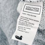 Southern Marsh Asheville Terry Sweater Sweatshirt Pullover Top Grey Small Photo 5