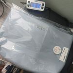 Guess Women's Faux Pebbled Texture Leather Baby Sky Blue Shoulder Purse Spring Photo 15