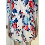 Bailey blue White Floral Romper Photo 3