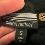 Allison Brittney Women’s Black  Sweater Dress Photo 3