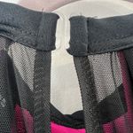 weissman dance costume adult small Pink And Black Sequined Photo 4