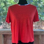 Splendid X Margherita Missoni Ciao Bella 100% Linen Tee Red Size XS Photo 0