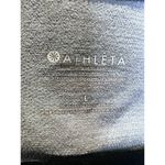 Athleta  Speedlight Seamless Tank Top Womens‎ Sz L Gray Camo Racerback Logo Photo 5