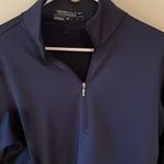 Nike  Golf Tour Performance Therma-FIT 1/4 Zip Fleece Pullover Jacket Navy XL Photo 2