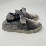 Mercedes Castillo Jamilla Velvet Bow Sneakers Gray Gray Size 7.5 Photo 5