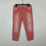 Desigual  Coral Cropped Skinny Jeans Distressed Stretch Denim EU 40 Boho Chic Photo 9