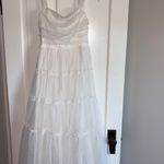 Lulus  White Maxi Dress Size Medium  Photo 3