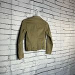 ZARA  BASIC Tan Cargo Utility Jacket XS Full Zip Asymmetrical Y2K Streetwear Photo 10