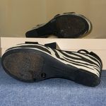 BCBGeneration zebra platform heels with elastic criss-cross straps Photo 3