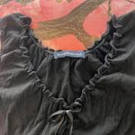 Brandy Melville malena coquette bow top black Photo 7