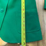 Talbots Skirt Suit Blazer Womens Size 4 Green Wool Two Piece Set Lined Photo 7