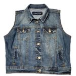 Maurice's Maurice’s Medium Wash Denim Vest Photo 1