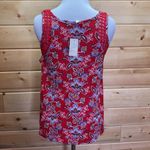 Maurice's  Paisley Bandana Ruffle Lace Sleeveless Blouse X-Small NWT Photo 3
