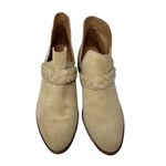 Kaanas Leather Braided Strap Boho Western Ankle Booties Tan Womens Size 10 Photo 5