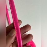 Young Adult SMILEY Small Sherpa Tote Bag Crossbody Neon Smiley Face Y2K Hot Pink Photo 13