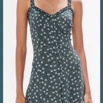 Urban Outfitters UO Green Floral Button Romper medium NWT Photo 0