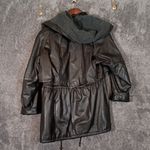 wilson's leather Wilson Leather Vintage Lined Hooded Full Zip Heavy Winter Womens Medium Photo 5