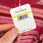 Free People NWT Intimately Free Winter Warmer Bodysuit Pink Fair Isle Medium Photo 1