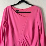 Escada Barbie Pink Sheath Dress Size 42 Photo 2