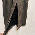 Vintage Straight Pencil Maxi Length Army Green Skirt Size S Photo 6