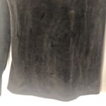 Cuddl Duds  Crew Neck Velvet Black Sweater Size Small Photo 7
