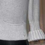 American Eagle Size S Gray Cropped Zipup Sweater Photo 2