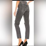 ANINE BING  High Rise Ripped Gray Jeans Photo 7