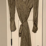  Silky Print Topshop Wrap Dress-size 6 Photo 0