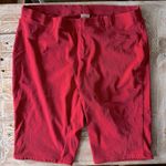 Faded Glory 👖  Red Jean Shorts XXL | Stretchy Comfy Pull-On Style 👖 ~2X Photo 0