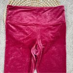 Athleta  Elation Velvet Tight Leggings Pull On High Rise Activewear Class Pink M Photo 3