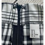 Black and White Plaid Mini Skirt Size M Photo 13