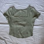 Hollister  Baby Tee Sage Green Photo 0