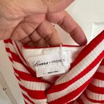 Lovers + Friends NWT  red & white striped swimsuit size small Photo 3
