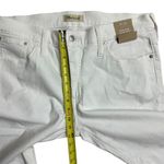 Madewell NWT Women's Mid-Rise Kick Out Crop Jeans Pure White Size 32 Photo 10