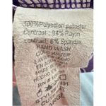 Oboe strapless Y2K purple tie back top casual vintage large geometric 90s Photo 4