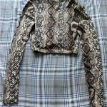 Windsor NWT Snakeskin Crop Top Photo 2