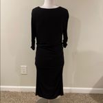 Lysse Black Marais Slimming Ruched Dress Photo 4