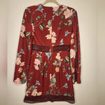 KEEPSAKE The Label Do It Right Mini Dress size M floral cutout Red Size M Photo 3
