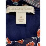 Chelsea and Violet Cotton Quilted Jacket Sz M Snap Front Lined Cottagecore Prairie Photo 5