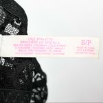 PINK - Victoria's Secret PINK VICTORIA’S SECRET Black Floral Lace High Neck Bralette Bra Small Photo 9