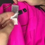 Apt. 9  Shirt Dress Button Up Size 4 Tie Notched CollardLapel Sleeveless HotPink Photo 7