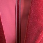 Amanda & Chelsea Amanda &. Chelsea Velvet Blazer - Red Photo 9