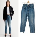 Everlane  The‎ ’90s Cheeky Straight Jean Curvy Organic Cotton Blue Size 25 Crop Photo 1